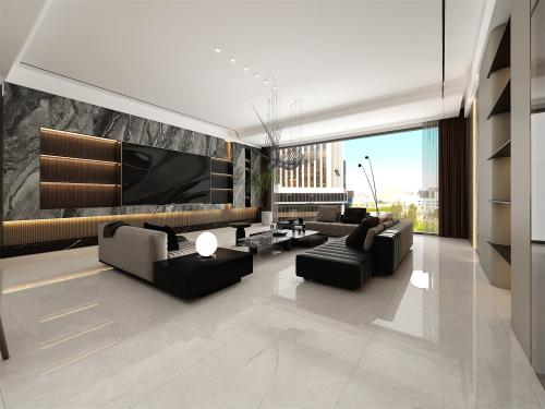 高陽(yáng)陶瓷｜十大陶瓷品牌，750X1500天脈雪山高透原石：理...